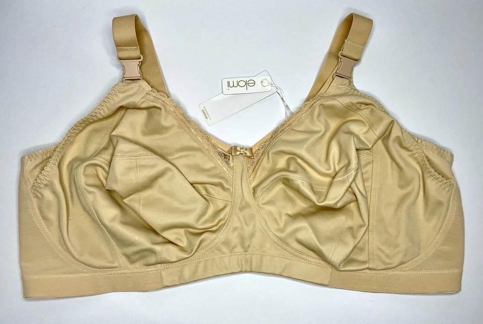 全新带标签 Elomi Beatrice 护理夹软杯文胸 - 36G 无线 Plus 8053 — 第 4/4 张图片