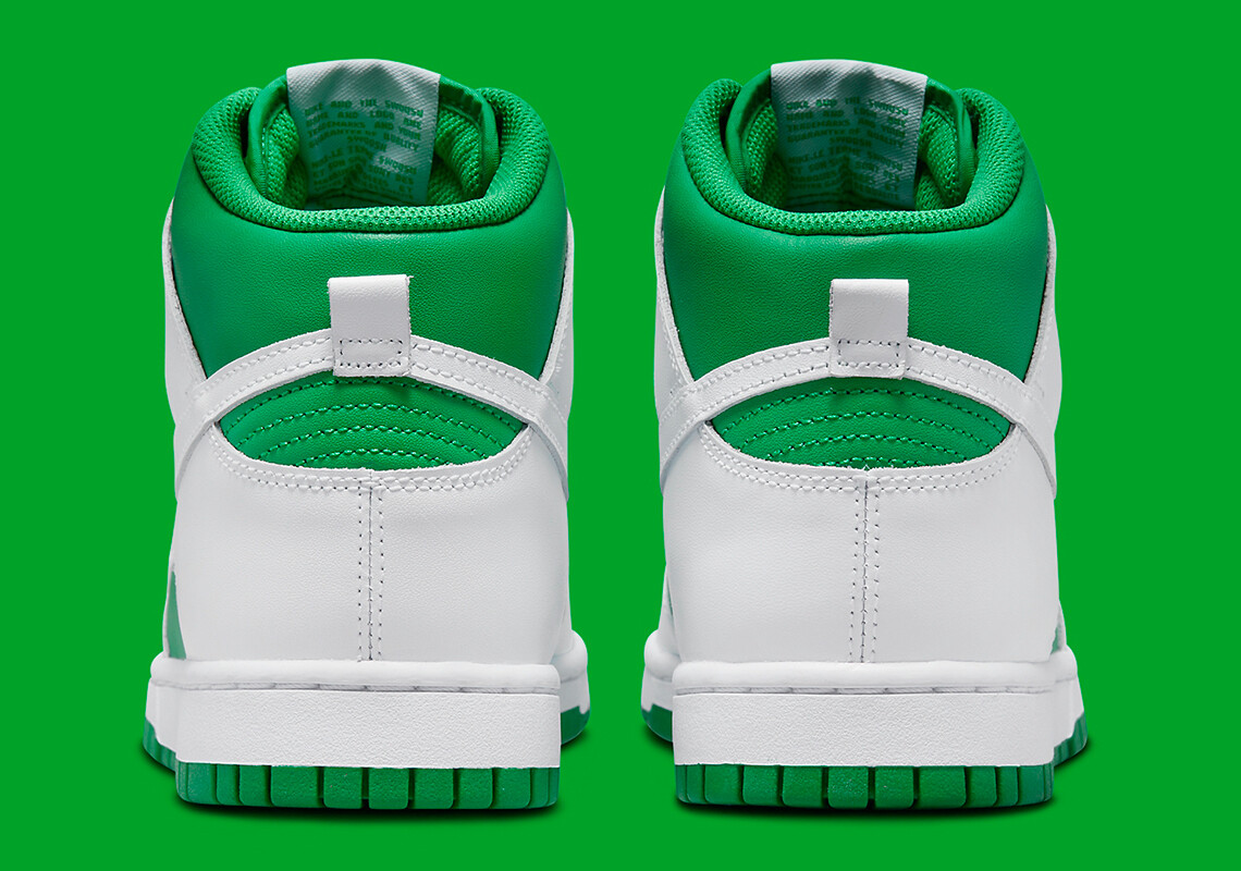 Nike Dunk High Retro  Stadium Green/White Men\'s‎ Size 8.5 (W-10) Size 10 - Nike Dunk High White Stadium Green for sale online  main image 4
