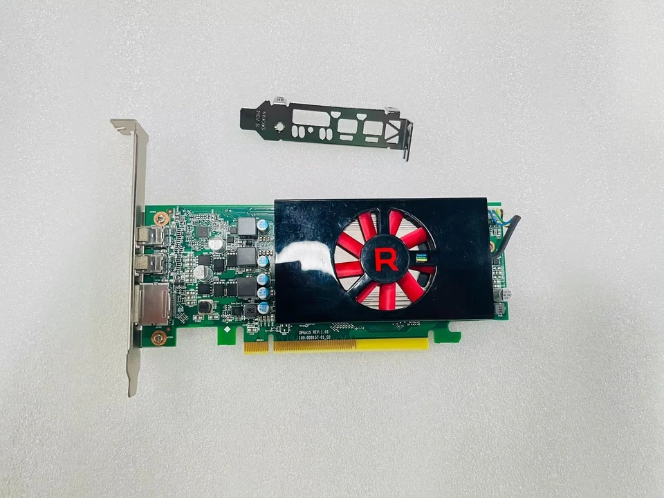AMD Radeon RX 550 RX550 4GB GDDR5 PCIe DP 2 x Mini DP Graphics Card 6J78X - Image 2 of 4