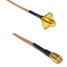 RG316 SMA FEMALE FLANGE to SMB FEMALE RF Cable Rapid-SHIP LOT