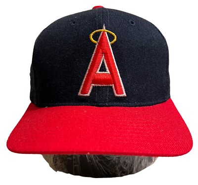 California Angels Sports Specialties Snapback Hat VTG Ice