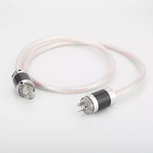 12Cores 7N OCC Silver Plated HiFi Audio Power Cable EU US AC Mains Supply Cord - Picture 12 of 19