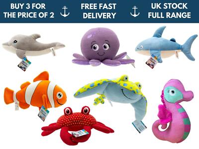Plüsch Sealife gestrickte Ozean-Kollektion kuschelig süßes Stofftier Teddy neue Designs