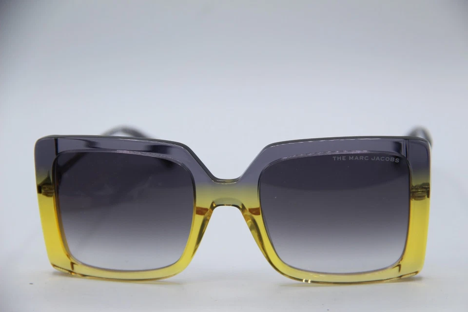 NUEVAS GAFAS DE SOL THE MARC JACOBS 579/S XYO9O GRIS AMARILLO MONTURAS AUTÉNTICAS 54-22 Foto 2 de 4
