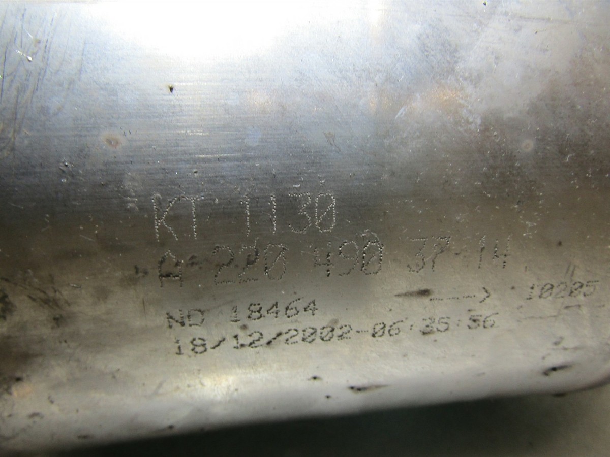 Mercedes S Class W220 S320CDi OM648 engine CAT catalytic converter 