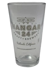 Hangar 24 Redlands CA Craft Beer Pint Glass Barware EUC
