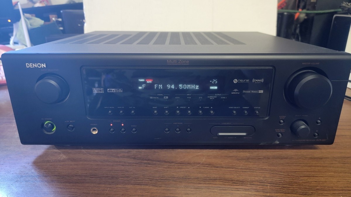 Buy Denon AVR 687 7.1 Channel 770 Watt Receiver online | eBay