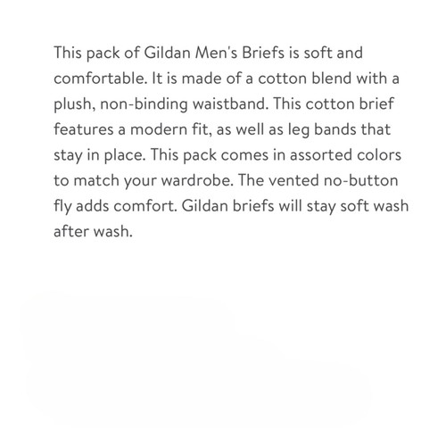 Men’s Plus Size Gildan Brief 2XL 4 Pack Underwear Lite Gray, Gray, Black, NEW - Picture 6 of 9