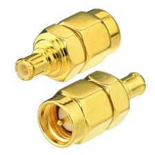 10pcs SMA Plug male to MCX Plug male straight RF Coaxial Connector Adapter new