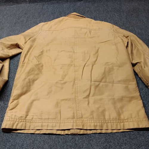 American Eagle Jacket Men XLT XL Tall Brown Khaki Military Field Utility Chore - Picture 6 of 12