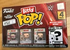 Funko Bitty Pop WWE Bret Hit Man Hart Shawn Michaels Mean Gene Okerlund 4 Pack