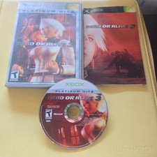 Dead or Alive 3 (Original Xbox) Platinum Hits Complete In Box CIB With Manual