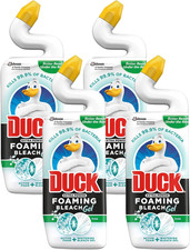 Duck Foaming Bleach Gel Toilet Liquid Cleaner Pine 750Ml (Pack of 4) 18.99 per litre