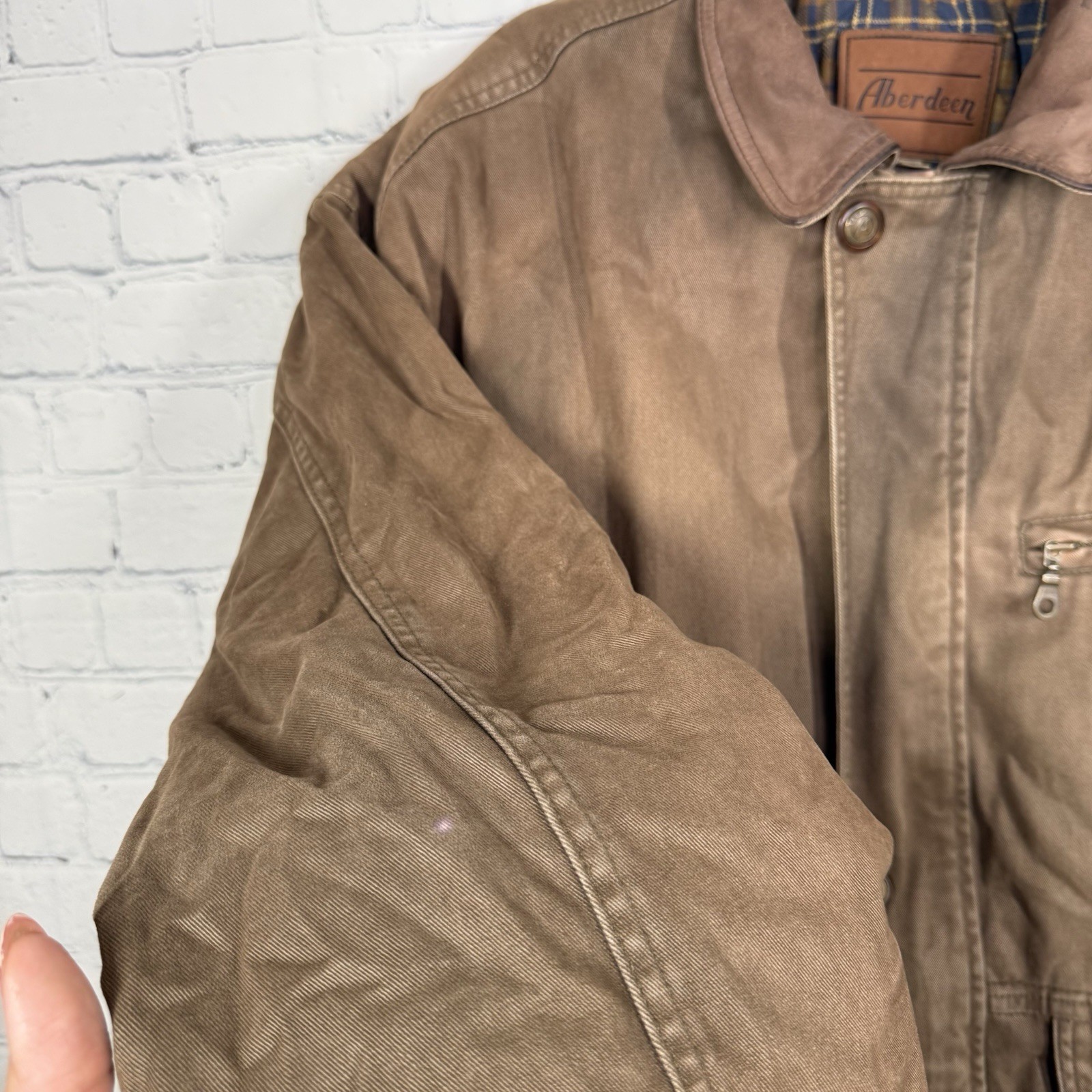 Aberdeen Chore Work Jacket Men Medium Utility Bar… - image 4