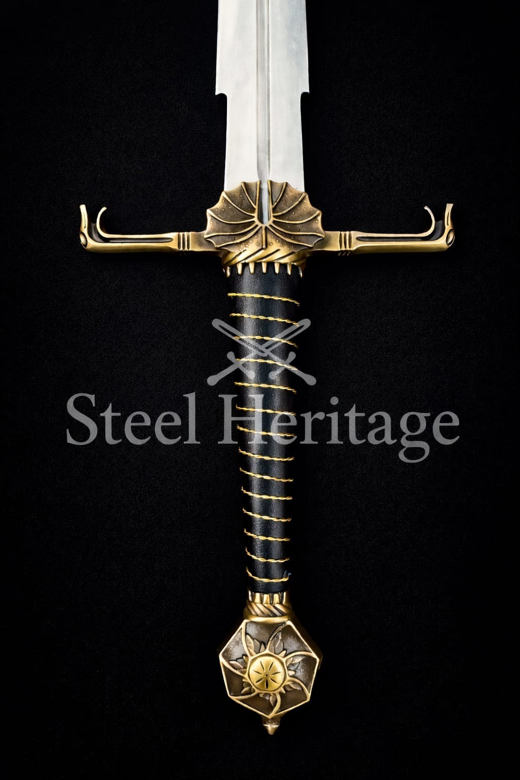 Juego de Tronos Cosplay Familia Dragón Espada de Fuego Negro Espada de Acero Valyrio y Montura