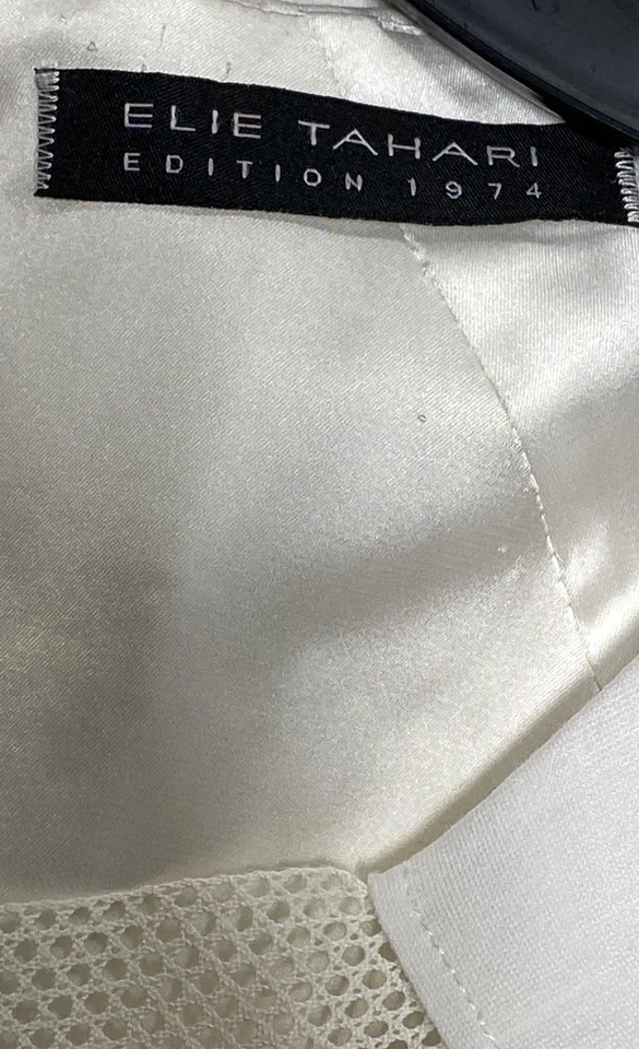 Vestido blanco Elie Tahari - talla 4 Foto 3 de 4