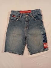 Ekco Unltd Y2K Boys Size 10 Denim Shorts Marc Ecko