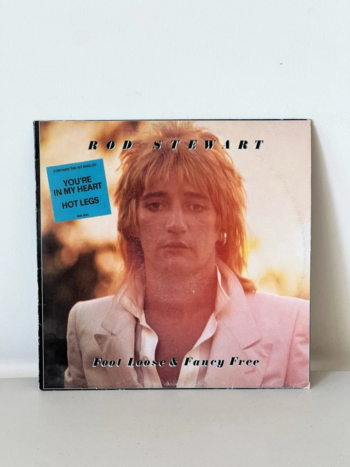 Rod Stewart ‎– Foot Loose & Fancy Free Vinyl Record 1977 LP W/ 2012 Tour T Shirt - Image 4 of 4