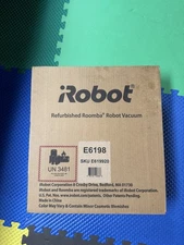 iRobot Roomba E6198 Robotic Vacuum Cleaner Never Opened E619920 Sand Dust Wi-Fi