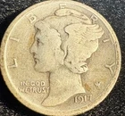 1917-S Mercury Dime VG/F