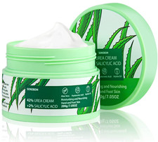 Urea Cream 42 Percent for Feet 7.0 Oz, 2 Salicylic Acid, Aloe Vera, Hyaluronic