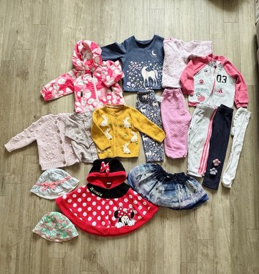 Konvolut 12-24 Monate Mädchen Kleidung Disney Adidas Next Reima Autogramm