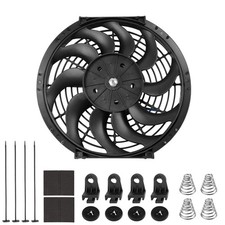 10inch 80w Universal Electric Slim Car Radiator Fan Push Pull Cooling Fan 12v