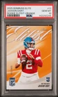 2025 Donruss Elite Jaxson Dart Elitist Orange /199 #11 PSA 10 GEM MINT RC ROOKIE