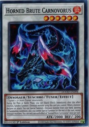 Horned Brute Carnovorus DOOD-EN098 Super Rare 1st Edition