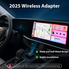 CarPlay Wireless a Forma di T e Adattatore Automatico Android Aggiornamento - Miniatura 2