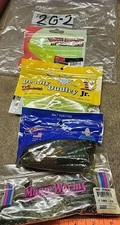 Tube & Grub Bait Lot Total Qty. 37 - YUM ,DEADLY DIDLEY JR.,FLW,MAGIC WORMS