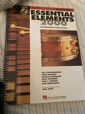 Essential Elements 2000 Percussion Book Two With CDs