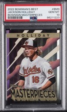 2022 BOWMAN'S BEST BOWMAN MASTERPIECES #BM9 JACKSON HOLLIDAY PSA 10