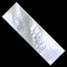 1x Mother of Pearl Knife Handle 4"x1-3/16"x1/8"(100x30x3mm) Scale Inlay Jewelry