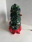 VTG Lighted Ceramic Wreath W/Bow Base ~ 2 Piece ~ Double Sided ~ 11.25” — photo 2