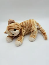 TY Classic Orange Cat Cobbler Plush Tabby Kitten Floppy Doll 2015 - 14”