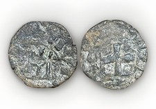 Crusaders. Cyprus. Genoese Occupation of Famagusta. 1373-1464. BI Denier