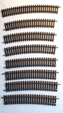 HORNBY (CHINA) OO GAUGE SEVEN X R628 L/R CURVES & ONE X R608 L/R CURVE