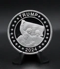 Lot of 10 2024 Trump 1 Troy oz .999 Fine Silver Rounds