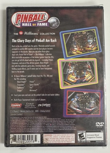 Pinball Hall of Fame: The Williams Collection (Sony PlayStation 2, 2008) - Picture 4 of 4