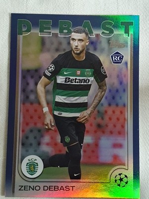 2024-25 Topps UCC Flagship DEBAST /275 Rookie Blue Sporting Lissabon