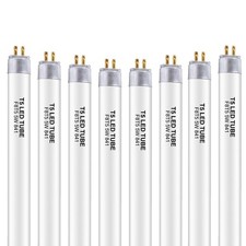 8 PCS 12 Inch F8T5/CW LED Replacement Bulbs 4100K Cool White T5 5W Tube