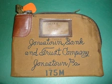 Vintage Rifkin Bank Deposit Bank with Key Lock Jonetown PA Bank & Trust