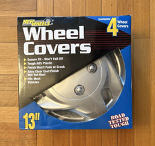 New Wheels 13 Wheel Covers Hub Caps A37043 Set Of 4 Clear Coat Finish Nos