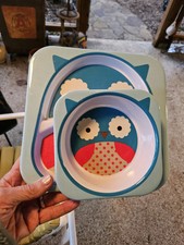 SKIP HOP "ZOO" Animals Melamine Plate Bowl Set Animals - Choose