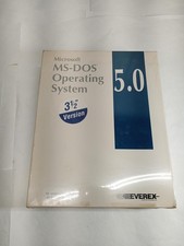 Microsoft MS-DOS 5 5.0 3.5" inch Floppy Disks New Sealed