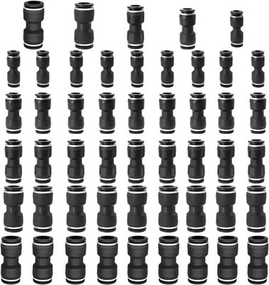 50 Pcs Quick Connect Air Hose Fittings 5 Sizes Air Line Push to Connect Fittings
