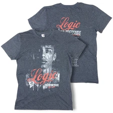 Logic Under Pressure World Tour 2015 Concert Band Double-Sided T-Shirt M