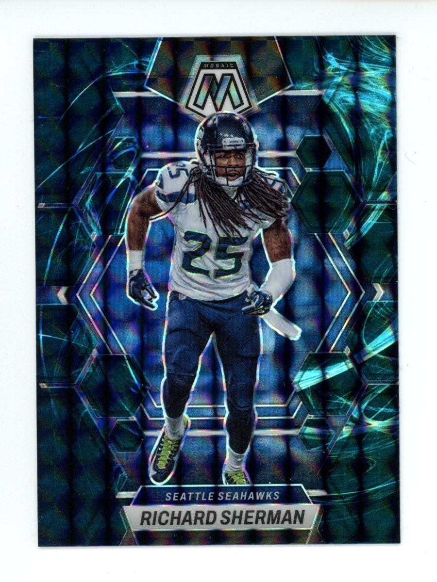 2023 Panini Mosaic Genesis Mosaic Richard Sherman #225 Seattle Seahawks