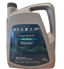 Original VW Audi Seat Skoda Motoröl 5 Liter Öl 50800/50900 LL IV FE 0W-20